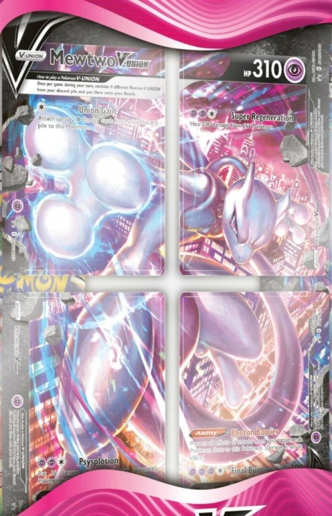 Karty TCG: V Union Premium Box Mewtwo Pokemon TCG