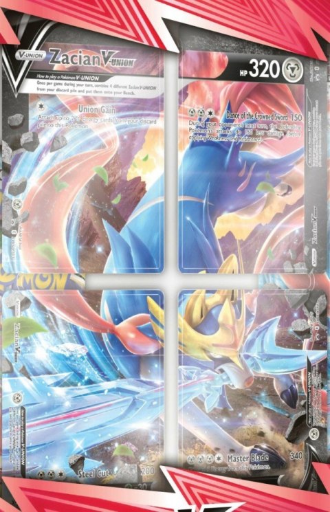 Karty TCG: V Union Premium Box Zacian Pokemon TCG