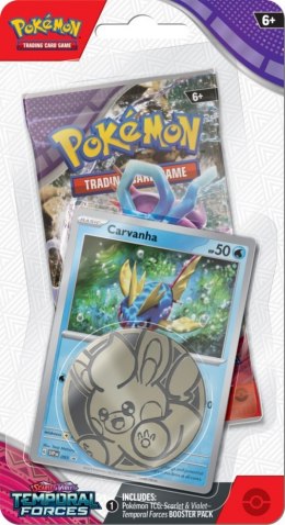 Karty Temporal Forces Checklane Blister Carvanha Pokemon TCG