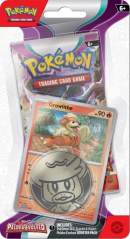 Paldea Evolved - Checklane Blister Growlithe Pokemon TCG