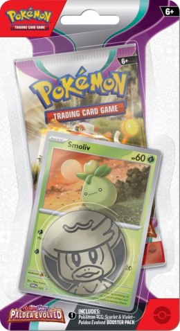 Paldea Evolved - Checklane Blister Smoliv Pokemon TCG
