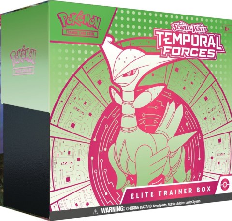 Zestaw Temporal Forces ETB Iron Leaves Pokemon TCG