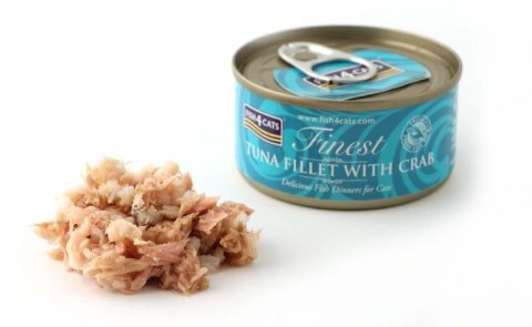 Fish4Cats Finest filet z Tuńczyka z Krabem 70g