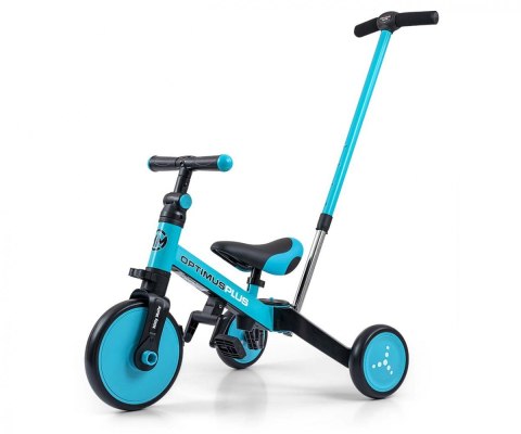 Rowerek Ride On - Bike 4w1 OPTIMUS PLUS Blue Milly Mally