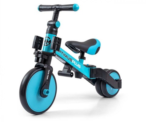 Rowerek Ride On - Bike 4w1 OPTIMUS PLUS Blue Milly Mally