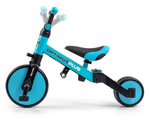 Rowerek Ride On - Bike 4w1 OPTIMUS PLUS Blue Milly Mally