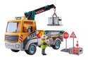 Zestaw z figurkami Action Heroes 71750 Ciężarówka budowlana z dźwigiem Playmobil