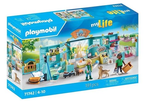 Zestaw z figurkami My Life 71742 Hotel dla zwierząt Playmobil