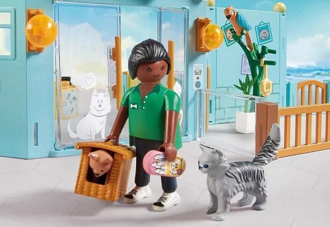Zestaw z figurkami My Life 71742 Hotel dla zwierząt Playmobil