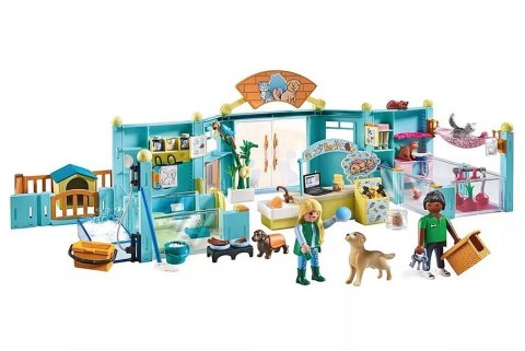 Zestaw z figurkami My Life 71742 Hotel dla zwierząt Playmobil