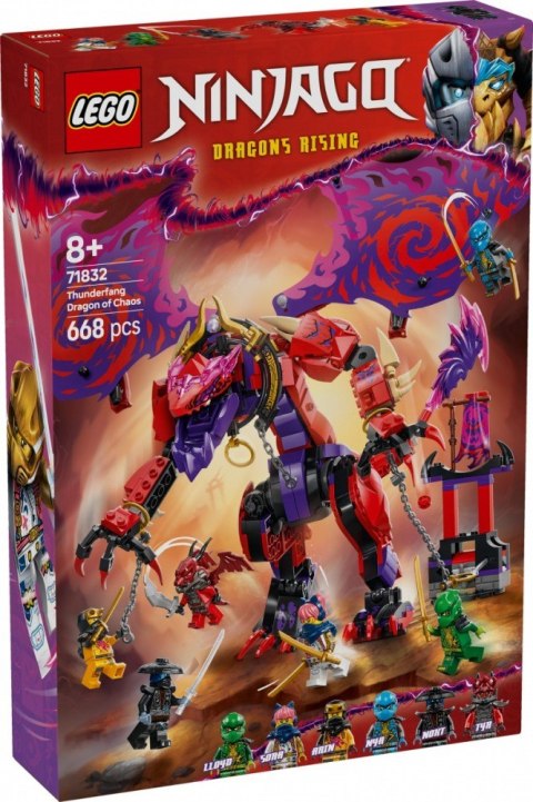 Klocki Ninjago 71832 Smok chaosu Kiełogrzmot LEGO