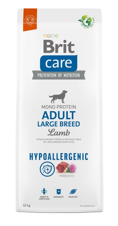 Brit Care Dog Hypoallergenic Adult Large Lamb 12kg (WYPRZEDAŻ)