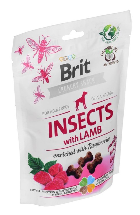 Brit Care Dog Insects&Lamb - Przysmak dla psa - 200 g