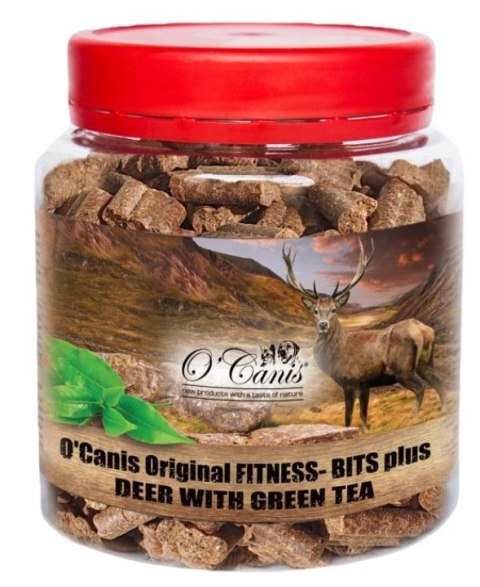 O'Canis Przysmak trenerski jeleń ziel.herbata 400g
