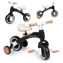 Rowerek biegowy z pedałami - treningowy kółka boczne 3w1 czarny ECOTOYS