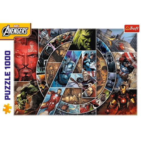 Puzzle 1000 elementów Avengers Bohaterowie Trefl