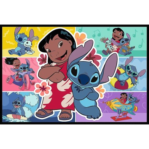 Puzzle 2x200 elementów Wesołe życie Stitcha Trefl