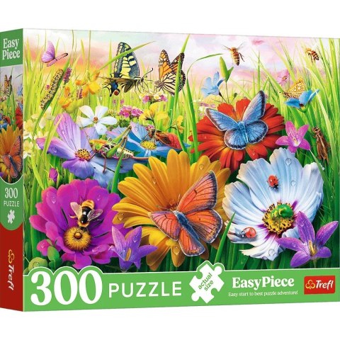 Puzzle 300 elementów EasyPiece Owady na łące; dla seniora Trefl