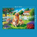 Puzzle 300 elementów EasyPiece Pieski na wsi; dla seniora Trefl