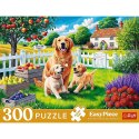 Puzzle 300 elementów EasyPiece Pieski na wsi; dla seniora Trefl