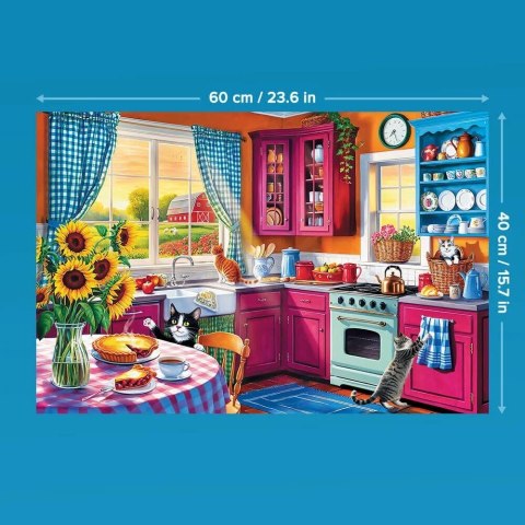 Puzzle 300 elementów EasyPiece Poranek w kuchni; dla seniora Trefl