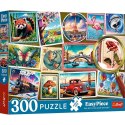 Puzzle 300 elementów EasyPiece Znaczki pocztowe; dla seniora Trefl