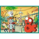 Puzzle 4x250 elementów Rick i Morty Zakręcony świat Trefl