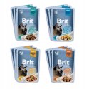 Brit Premium Family Plate dla kotów saszetki w sosie mix smaków 12x85g