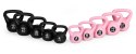 Kettlebell kettle 4 kg do ćwiczeń hantla kula odważnik obciążenie ciężar fitness różowy ModernHome