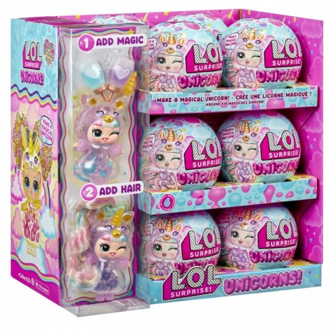 Lalka L.O.L. Surprise Jednorożec Display 12 sztuk MGA