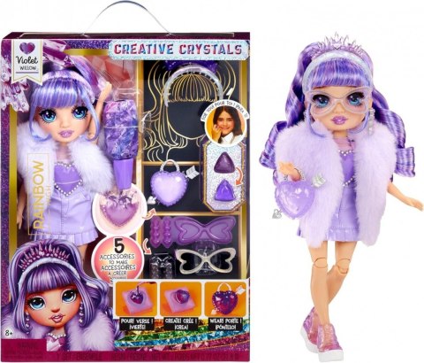 Lalka Rainbow High Creative Crystals, Violet MGA