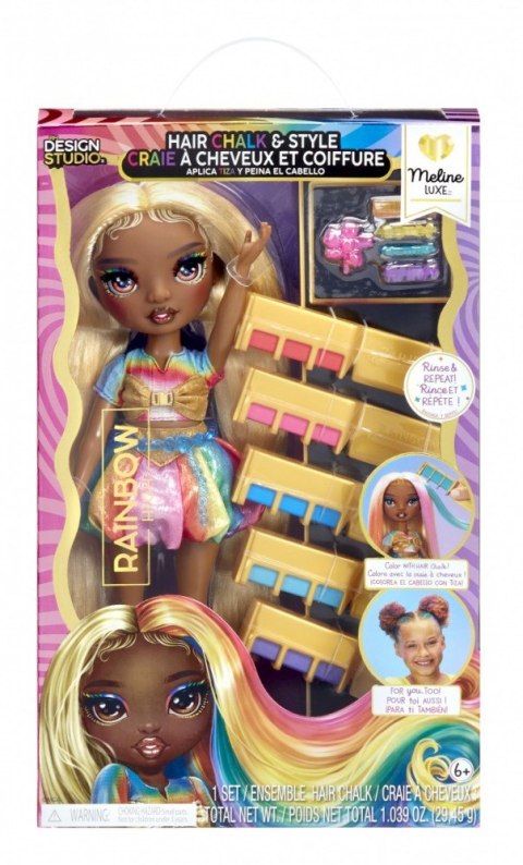 Lalka Rainbow High Hair Chalk Style Meline MGA