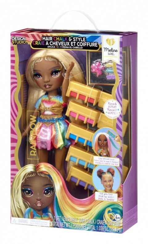 Lalka Rainbow High Hair Chalk Style Meline MGA