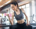 Hantle sześciokątne zestaw 2x5 kg ciężarki do ćwiczeń obciążniki fitness różowe ModernHome