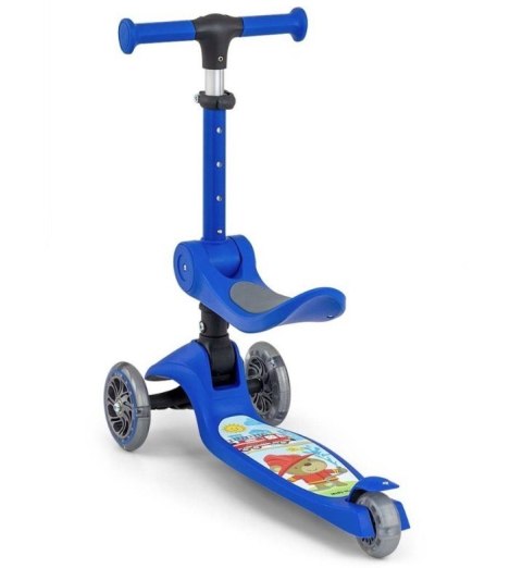 Hulajnoga Scooter Fuzzy Blue Milly Mally
