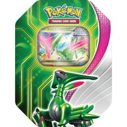 Karty Paradox Clash Tin Iron Leaves Pokemon TCG