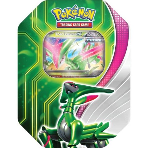 Karty Paradox Clash Tin Iron Leaves Pokemon TCG