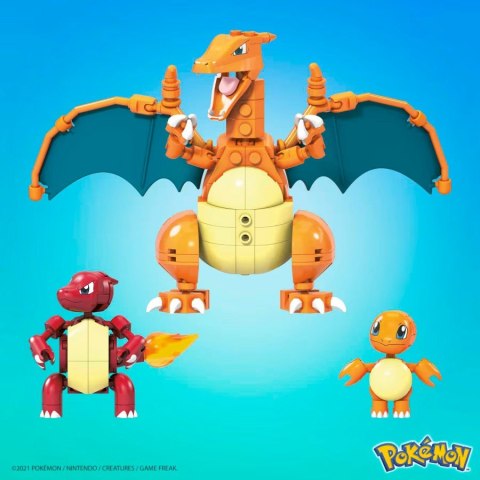 Klocki Mega Pokemon Charmander evolution Mega Bloks