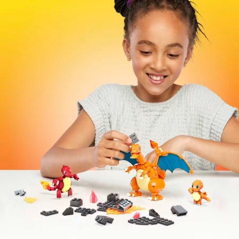 Klocki Mega Pokemon Charmander evolution Mega Bloks