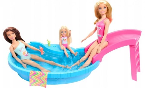 Lalka Barbie + Basen Mattel