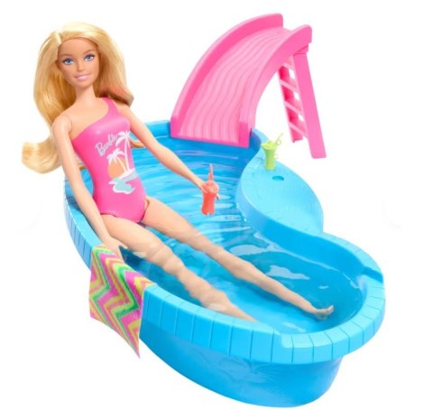 Lalka Barbie + Basen Mattel