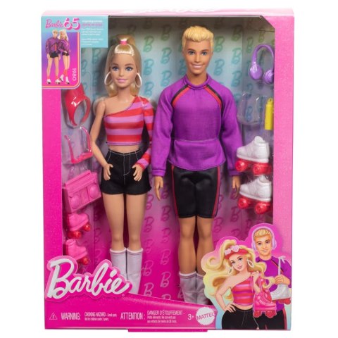 Lalka Barbie Fashionistas Barbie i Ken na wrotkach Mattel