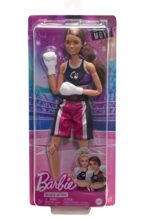 Lalka Barbie Made to move Bokserka Mattel