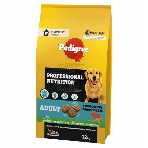 PEDIGREE Professional wołowina - sucha karma dla psa - 12kg