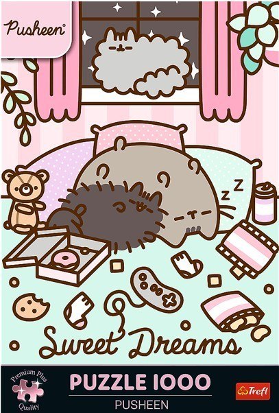 Puzzle 1000 elementów Pusheen Trefl