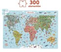 Puzzle odkrywcy - Mapa świata 300 elementów CzuCzu