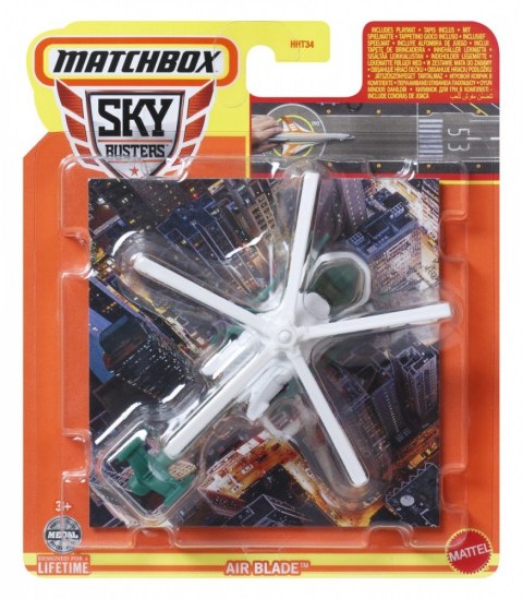 Samolot + Mata Matchbox Display 8 sztuk Mattel