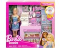 Zestaw z lalką baristką Barbie Kawiarnia Mattel