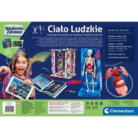 Zestaw naukowy Ciało ludzkie Clementoni