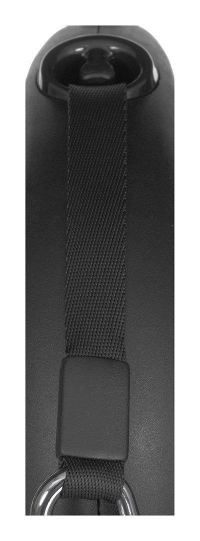 FLEXI Smycz automatyczna NEW CLASSIC L taśma kolor: czarny - 8m - do 50kg (WYPRZEDAŻ)